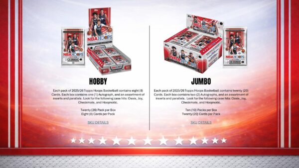 2025-26 Topps Hoops Basketball Jumbo Box