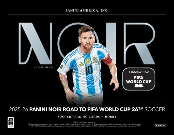 2025-26 Panini NOIR Road to FIFA World Cup Soccer Hobby Box