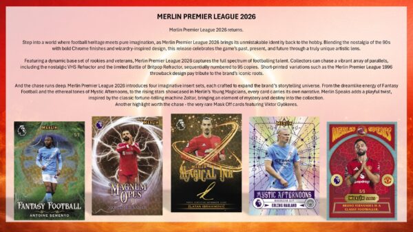 2025-26 Topps Merlin English Premier League Soccer Hobby Box